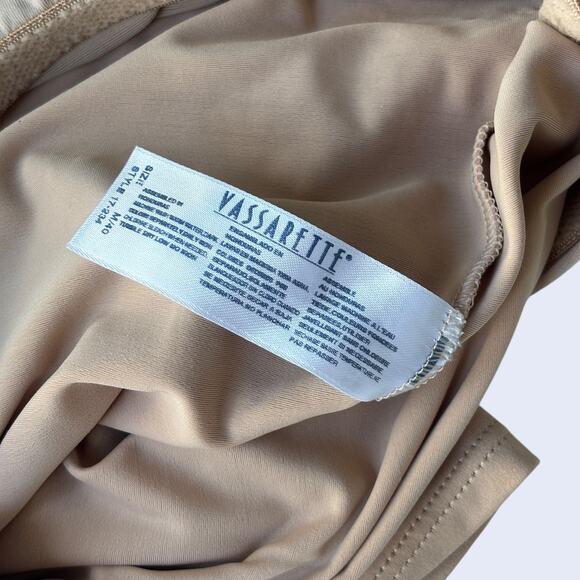 Vassarette Y2K Strapless Tube Top - Beige Minimalist Streetwear - Picture 4 of 5